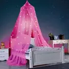 1 Set Princess Bed Canopy Glow-in-the-dark Protection Stars Princess Canopy Bed