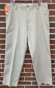 NWT DOCKERS MEN'S EASY KHAKI D3 FLAT FRONT TAN PANTS 36 x 30