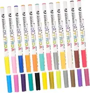 Gogogmee 1 Box of Paint Pens Acrylic Paint Maker Paint Markers School Office Painting