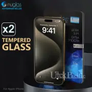 2x For Apple iPhone 16 15 14 13 12 11 Pro Max SE Tempered Glass Screen Protector
