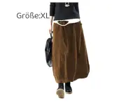 Corduroy Skirt, Corduroy Maxi Skirt, Simple Retro Winter Skirt