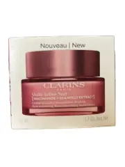 CLARINS MULTI ACTIVE NUIT CREME LISSANTE RENOVATRICE DE PEAU SKIN RENEWING NEW