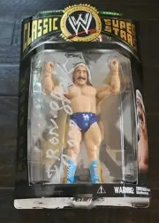 WWE IRON SHEIK SIGNED JAKKS CLASSIC SUPERSTARS Action Figure Awesome Sealed