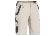 Bisley Mens FLX & MOVE Stretch Cargo Shorts BSHC1130 - Stone