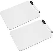 TOGEVAL 2Sets Reusable Whiteboard for Erasable Writing Drawing Boards Double Sided Blackboard for Home Learning Creative Activities Present for Boys