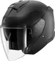 Shark Skwal Jet Blank Jet Helmet, black, Size 2XL for Men