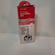 Milwaukee Tools 1" (25mm) Selfeed Bit New In Box