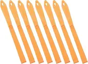 8pcs Hook Hooks Nylon Strap Tie Down Strap Motorcycle Equipment Bike Wheel Stabilizer Straps Cargo Tie Down Hook Straps Motorcycle Elastic Luggage Rope Polyester Orange