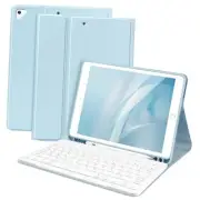 Keyboard Case for iPad 9th 8th 7th Generation,Smart Detachabletooth Blue