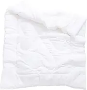 J-pinno Down Alternative Comforter Crib Quilt Toddler White Blanket Lightweight Duvet Insert Machine Washable 47" X 59"