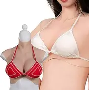 [CRODRES] Silicone Breastplate Realistic Breast Forms Crossdresser Fake Boobs for Mastectomy Transgender Cosplay