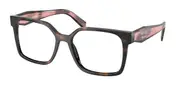Prada PR B03VF Asian Fit 23A1O1 Women’s Glasses Tortoiseshell Size 56 - Private Health Rebate - Blue Light Block Available