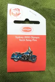#P171. TORCH RELAY ESCORT MOTORCYCLE SYDNEY 2000 OLYMPIC PIN