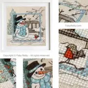 Wintry Encounter Cross Stitch Pattern