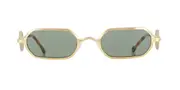 VANNI VISUM1 C01 Men's Sunglasses Gold Size 50
