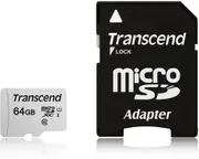 Transcend 64GB MICRO SD UHS-I U1 WITH ADAPTER 95MB