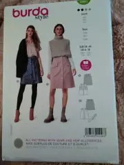 burda style sewing pattern 5991 womens' skirts, new, uncut, sizes 8-18