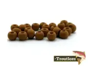 36 PIECES 3.0mm 1/8" ALMOND JOY MATTE TUNGSTEN BEAD HEADS - FIREHOLE STONES NEW