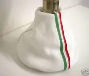 Fiat New 500 Leather Shift Boot White and Tricolor
