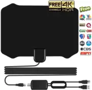 HDTV 4K Clear TV Antenna Signal Amplifier Booster Digital TV Antenna 5800 Miles