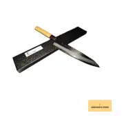Takayuki Sakai 07476 33-Layer Damascus VG10 Interlock Wagyu Sword 9.4 in