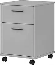 Bush Furniture Key West 2 Drawer Mobile File Cabinet, Cape Cod Gray