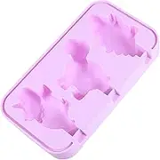 Gadpiparty Silicone Dinosaur Ice Cream Molds 6pp Popsicle Maker Tool Lid for Boys and Girls