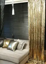 4 SEQUIN 54"X96" 8ft SPARKLY CURTAINS DRAPE PANELS PHOTOGRAPHY BACKDROPS STUDIO