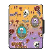 iPad Air 13-inch (M2/M3) Impact Folio Case Skelly Stickers