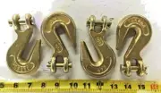 4) 3/8 chian hook CHAIN END CLEVIS 3/8" GRAB HOOK LOGGING TOWING EQUIPMENT G70