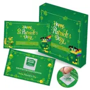 36 PCS St. Patrick's Day Scratch Off Fortune Cards Party Games Favors Luck of