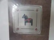 Norsk Engros Cross Stitch Kit Horse Tulip Sampler 19915 Scandinavia Design