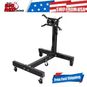 Torin 3/4 Ton Black Steel Rotating Engine Stand 360 Degree Rotating Head, Black