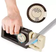 Knife Sharpener:Handheld Sharpener,Professional Kit with 5 Adjustable Sharpening