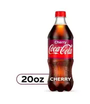 (3) Coca-Cola CHERRY Soda Pop Soft Drink 20 oz Bottles Coke Coca Cola