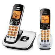 Uniden D1760-2 DECT 6.0 Cordless Phone System w/Orange Backlit Display *SEALED*