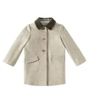 [Bonpoint] Bonpoint Ginette wool-blend coat Y 10 grey
