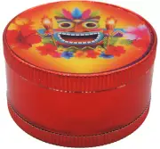 2" 3-Piece Weight Tiki Tobacco Herb Spice Grinder Tobacco Herb Spice Crusher TK2