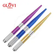 Silver Design Microblading Pen Blue Purple Gold PMU Tattoo Needle Rod Permanent