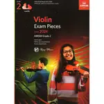 【凱翊︱ABRSM】英國皇家 2024 小提琴考試指定曲含鋼琴伴奏譜 第2級（附線上音訊檔）