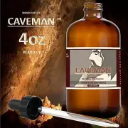 Caveman™ Beard Oil for Men - Grooms Beard, Mustache, boosts hair growth. 4oz