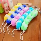 Exfoliating Loofah Puff Back Scrubber Strap Bath Shower Sponge NEW Lot Body M0X6