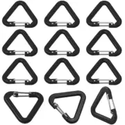 12PCS Outdoor Open Triangle Quick Hang Carabiner 20mm Blue Bluetooth Speaker