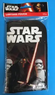 Star Wars Lanyard Zip Pouch Kylo Ten Storm Troopers New
