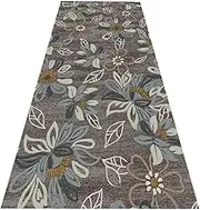 Floral Runner Rugs Non Slip Hallway Entry Carpet Polypropylene Indoor Area Rug Washable Runner Mat Floor Runner Rug for Entryway Kitchen Living Room Bedroom (Size : 120x280cm)