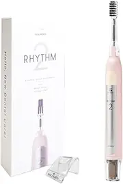 Soladey SoladeyRhythm2, Ionic Power Electric Toothbrush, Solar Panels and TiO2 Semiconductor (Baby Pink), Ready to use Ionic Toothbrush
