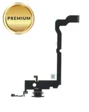 iPhone Xs Max Charging Port Replacement Flex Dock Mic cable Space Gray