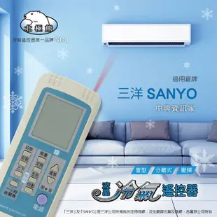 聖岡 三洋冷氣遙控器 (AI-N1) 三洋 SANYO 中興資訊家 冷氣用 冷氣 遙控器 變頻 窗型 分離式