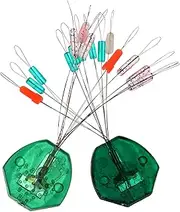 Happyyami Fishing Buoy Plug Fishing Twine Automatic Fishing Float Weighted Fishing Floats Crappie Hooks Rod Kit Silicone Stoppers Cord Stopper Fishing Line Stops Float Stops