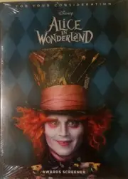 Alice in Wonderland FYC DVD Award Consideration Promo Screener Johnny Depp SEALD